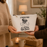 Trousse Beige J’peux pas je préfère mon Boxer