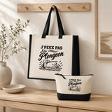 Ensemble Cabas et Trousse J’peux pas j’ai Plongeon
