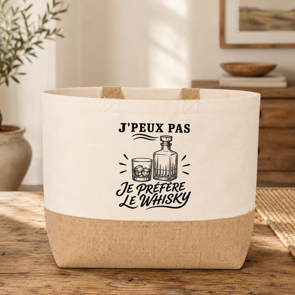 Sac J’peux pas je préfère le Whisky
