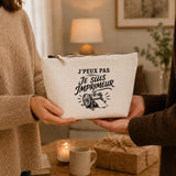 Trousse Beige J’peux pas je suis Imprimeur