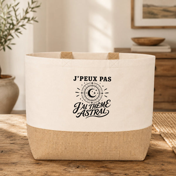 Sac J’peux pas j’ai Thème astral