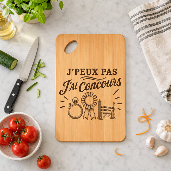 Planche à Découper J’peux pas j’ai Concours – concours hippique