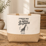 Sac J’peux pas je préfère les Girafes