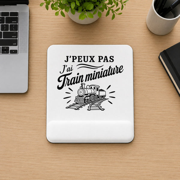 Tapis de Souris J’peux pas j’ai Train miniature – modélisme ferroviaire (train)
