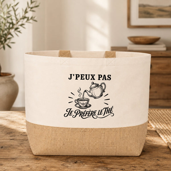 Sac J’peux pas je préfère le Thé