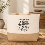 Sac J’peux pas je préfère les Requins