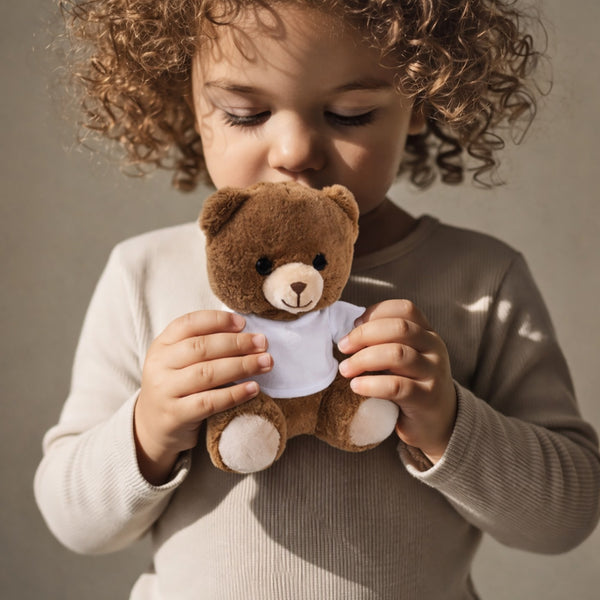 Doudou Peluche Ours J’peux pas j’ai couture J'peux pas minimaliste