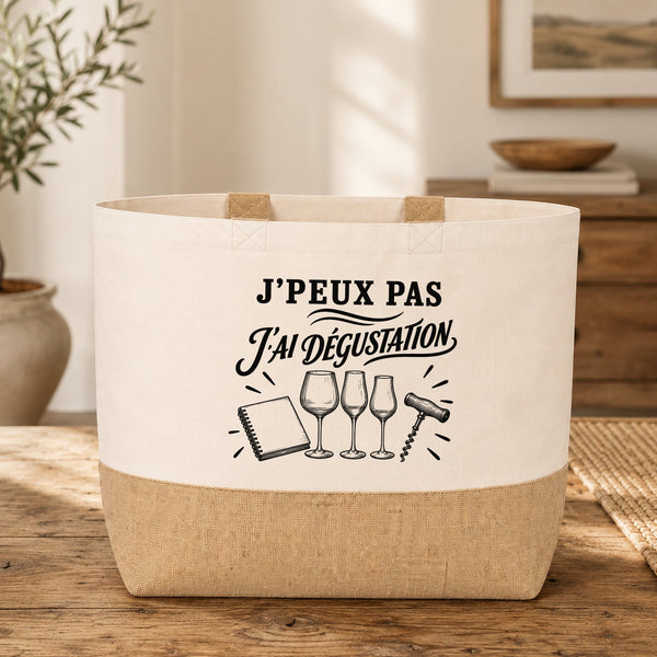 Sac J’peux pas j’ai Dégustation