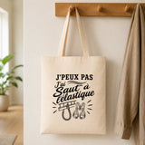 Tote Bag Beige J’peux pas j’ai Saut à l’élastique