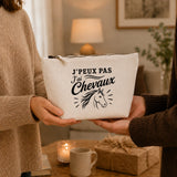 Trousse Beige J’peux pas j’ai Chevaux