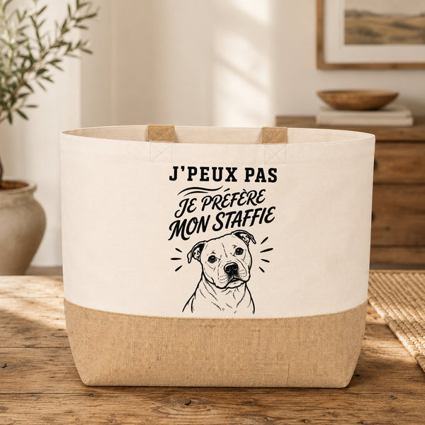 Sac J’peux pas je préfère mon Staffie