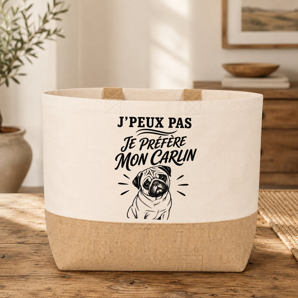 Sac J’peux pas je préfère mon Carlin
