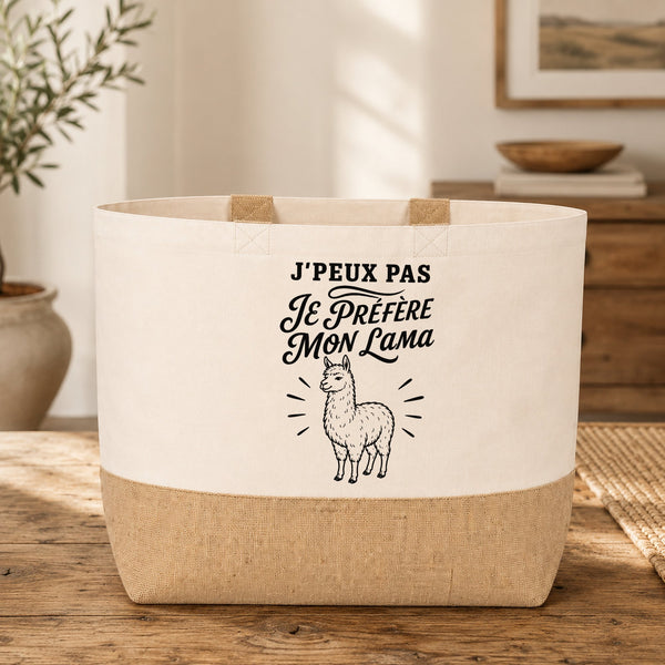 Sac J’peux pas je préfère mon Lama