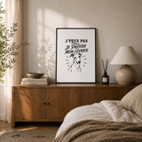 Poster J’peux pas je préfère mon Lévrier