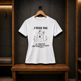 T-shirt de Sport Femme J’peux pas je préfère mon Berger Blanc Suisse