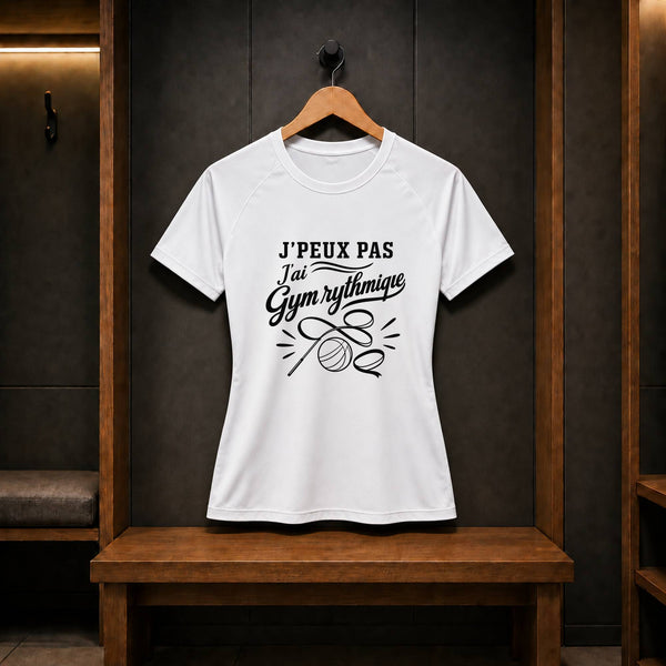 T-shirt de Sport Femme J’peux pas j’ai Gym rythmique
