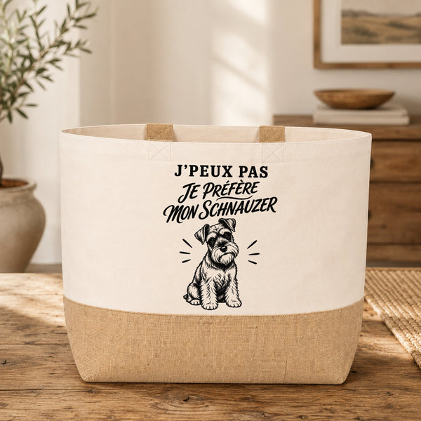Sac J’peux pas je préfère mon Schnauzer