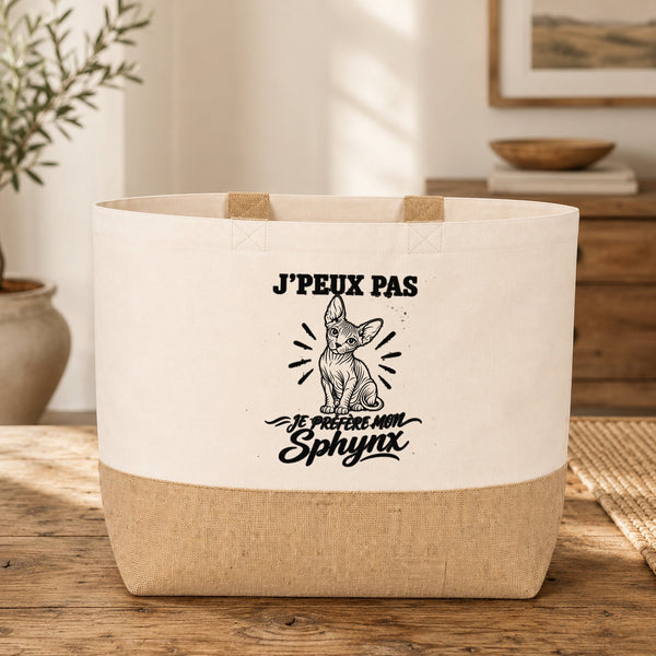 Sac J’peux pas je préfère mon Sphynx