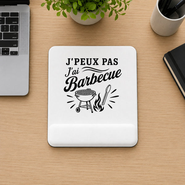 Tapis de Souris J’peux pas j’ai Barbecue