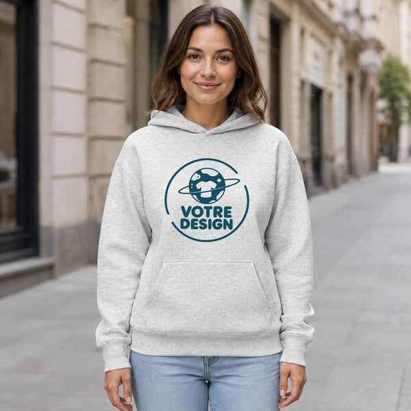 Sweat à capuche - Votre design - Planetee