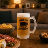 Verre à Bière J’peux pas je suis Graphiste