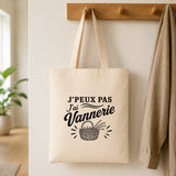 Tote Bag Beige J’peux pas j’ai Vannerie