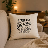 Housse de Coussin J’peux pas j’ai Natation