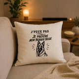Housse de Coussin J’peux pas je préfère mon Berger Belge