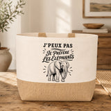 Sac J’peux pas je préfère les Éléphants