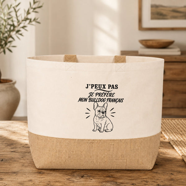 Sac J’peux pas je préfère mon Bulldog Français