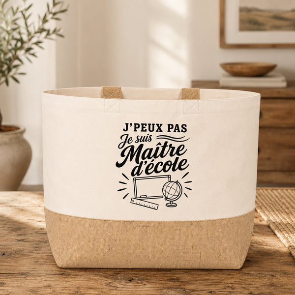 Sac J’peux pas je suis Maître d’école