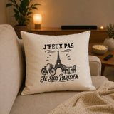 Housse de Coussin J’peux pas je suis Parisien