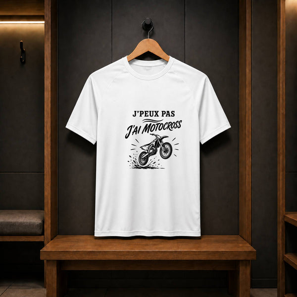 T-shirt de Sport Homme J’peux pas j’ai Motocross