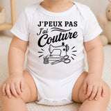 Body Bébé J’peux pas j’ai couture J'peux pas minimaliste