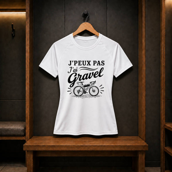 T-shirt de Sport Femme J’peux pas j’ai Gravel