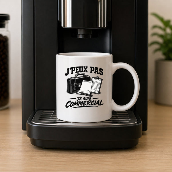 Mug J’peux pas je suis Commercial