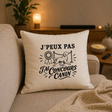 Housse de Coussin J’peux pas j’ai Concours canin