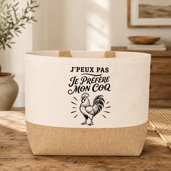 Sac J’peux pas je préfère mon Coq