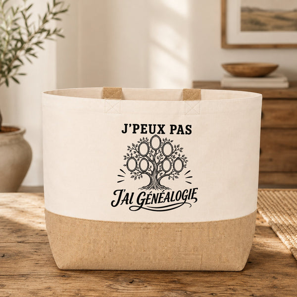Sac J’peux pas j’ai Généalogie