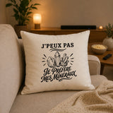 Housse de Coussin J’peux pas je préfère mes Minéraux