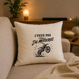 Housse de Coussin J’peux pas j’ai Motocross