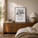 Poster J’peux pas je préfère mon Persan