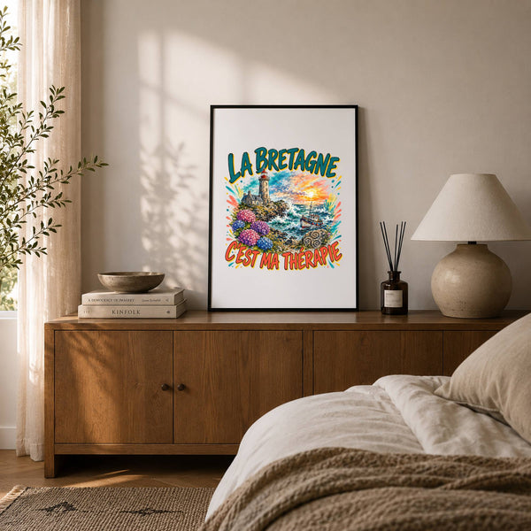 Poster La bretagne c'est ma thérapie