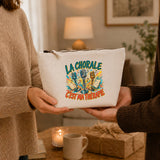 Trousse Beige La chorale c'est ma thérapie