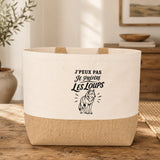 Sac J’peux pas je préfère les Loups