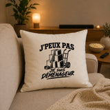 Housse de Coussin J’peux pas je suis Déménageur