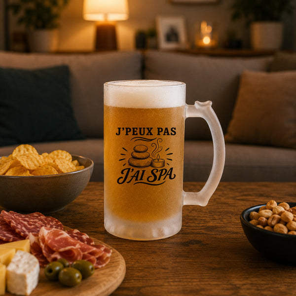 Verre à Bière J’peux pas j’ai Spa
