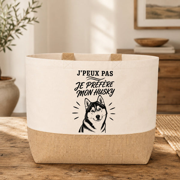 Sac J’peux pas je préfère mon Husky