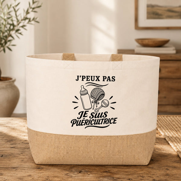 Sac J’peux pas je suis Puéricultrice