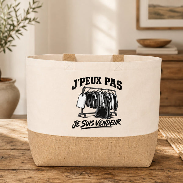 Sac J’peux pas je suis Vendeur